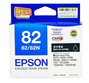 爱普生（Epson）T0821黑色墨盒（适用于EPSONr2
