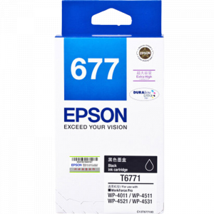 爱普生（EPSON）T6771大幅面绘图仪墨盒大容量墨盒黑色