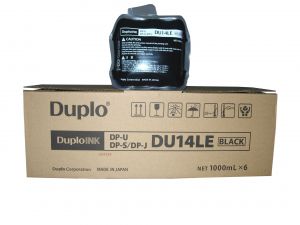 迪普乐DU14LE黑色油墨适用于迪普乐DP-U/DP-S/DP-J系列520/550/620/650/850/4501000ml6支/盒