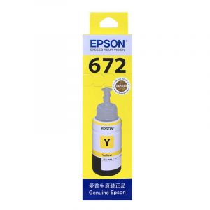爱普生（Epson）T6724黄色打印机墨水适用于L1012