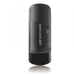 磊科（netcore）NW360无线网卡USB台式机WIFI接收器电视300M互联网发射器黑色
