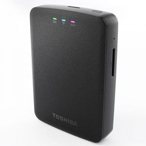 东芝（TOSHIBA）WIFI无线移动硬盘1T高速USB3.0内置电池