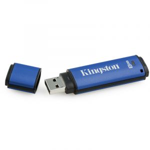 金士顿（Kingston）DTVP308GB加密USB3.0U盘256位AES硬件加密U盘