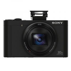 索尼（SONY）DSC-WX500数码相机黑色（1820万有效像素3英寸180度可翻转屏30倍光学变焦Wi-Fi分享上传）