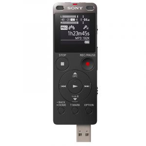 索尼（SONY）ICD-UX565F专业数码录音棒纤薄机身8GB黑色