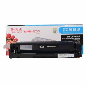 天威（PrintRite）CF500A黑色硒鼓标准装适用于HP-M254(