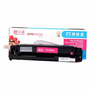 天威（PrintRite）CF503AMG红色硒鼓标准装（蓝包）适用于