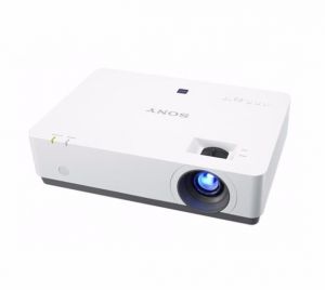 索尼（SONY）VPL-EX433 投影仪 投影机办公（标清 3200流明 分辨率1024*768 重量：3.9KG HDMI 1.2倍变焦)