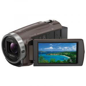 索尼（SONY）HDR-CX680高清数码摄像机棕色带包、64g内存卡、三角支架