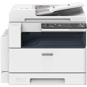 富士施乐（Fuji Xerox）白色 黑白复印机/DocuCentre S2110NDA 黑白数码复合机 A3幅面 打印 复印 扫描 打印复印速度：21PPM 双面器 双面自动进稿器 标配纸盒 工作台 1年保修