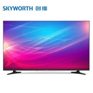 创维（Skyworth）50E392G 50英寸4K超清电视 支持有线/无线 二级能效 黑色