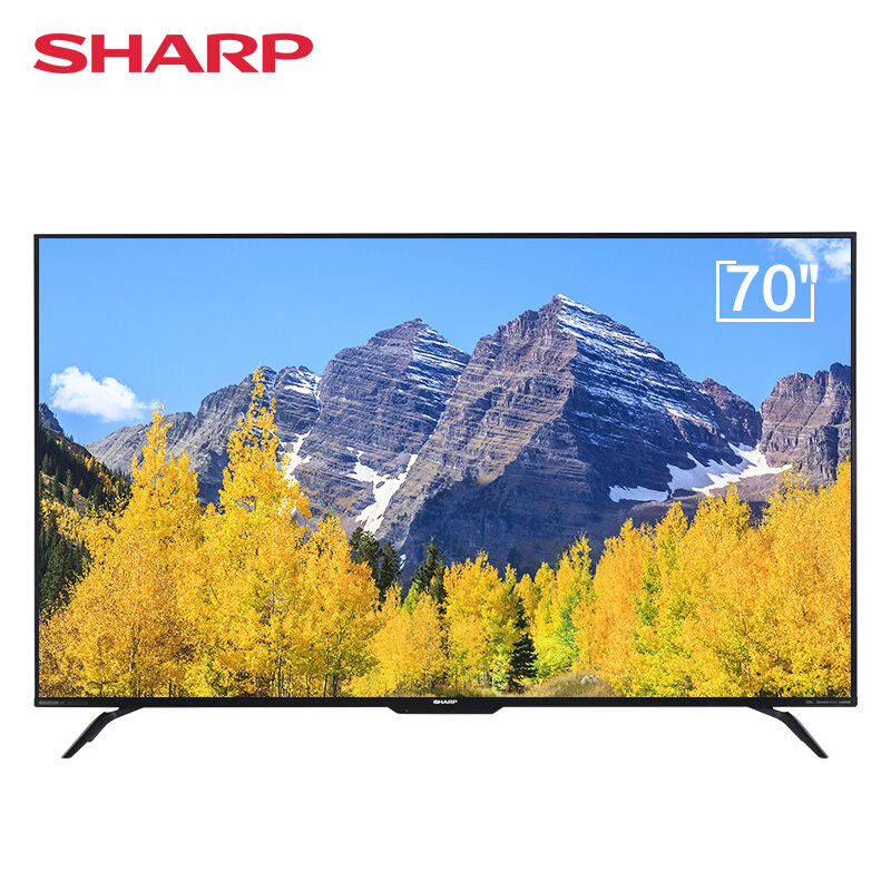 夏普（SHARP）70C6UM70英寸4K超高清AI人工智能远场语音遥控网络液